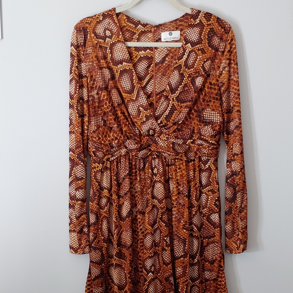 Fun snake akin print Altuzarra for Target Dress